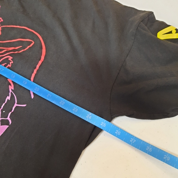 Loony Tunes Adult Size XL 1991 Graphic Tees Cartoons 90s Neon Vintage - Picture 8 of 11